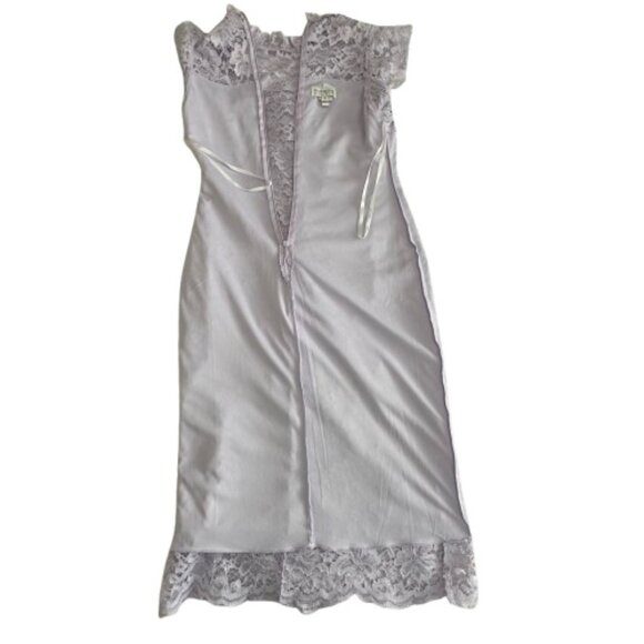 Enfocus Studio Women' 6 Purple/Lavender Sleeveless Mock Neck Midi Sheath Dress - Picture 8 of 14